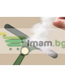 Четка за почистване на котешки и кучешки косми от дрехи и килими двустранна